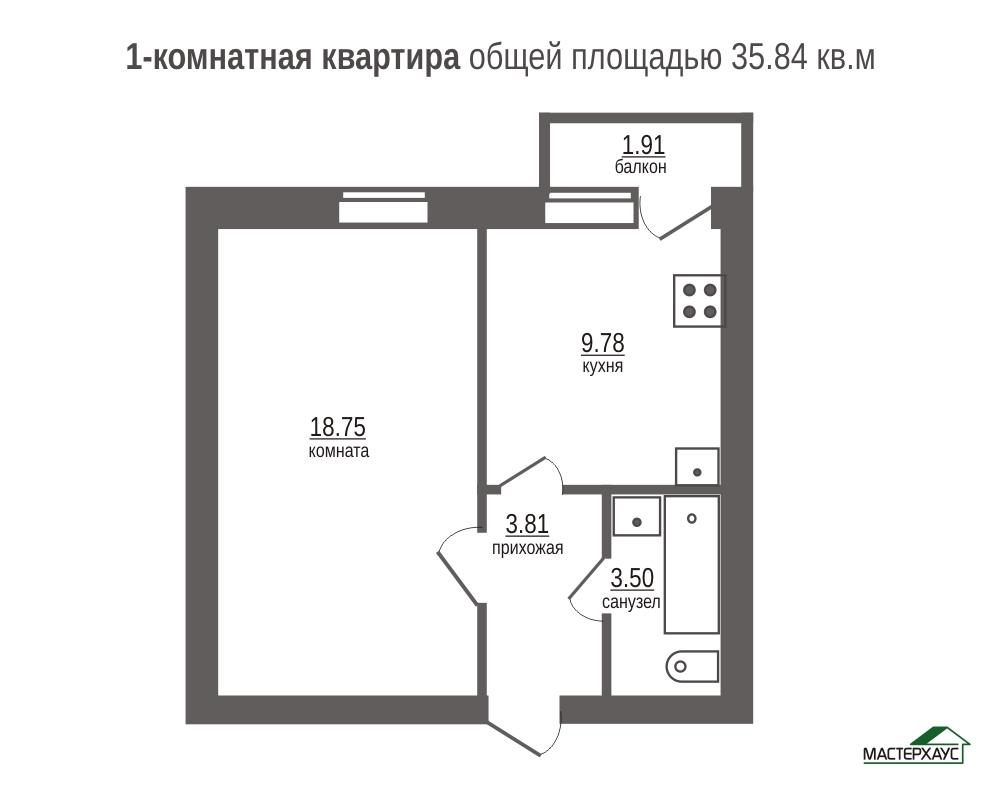 Планировка Квартир 1 Комнатных Дизайн Фото