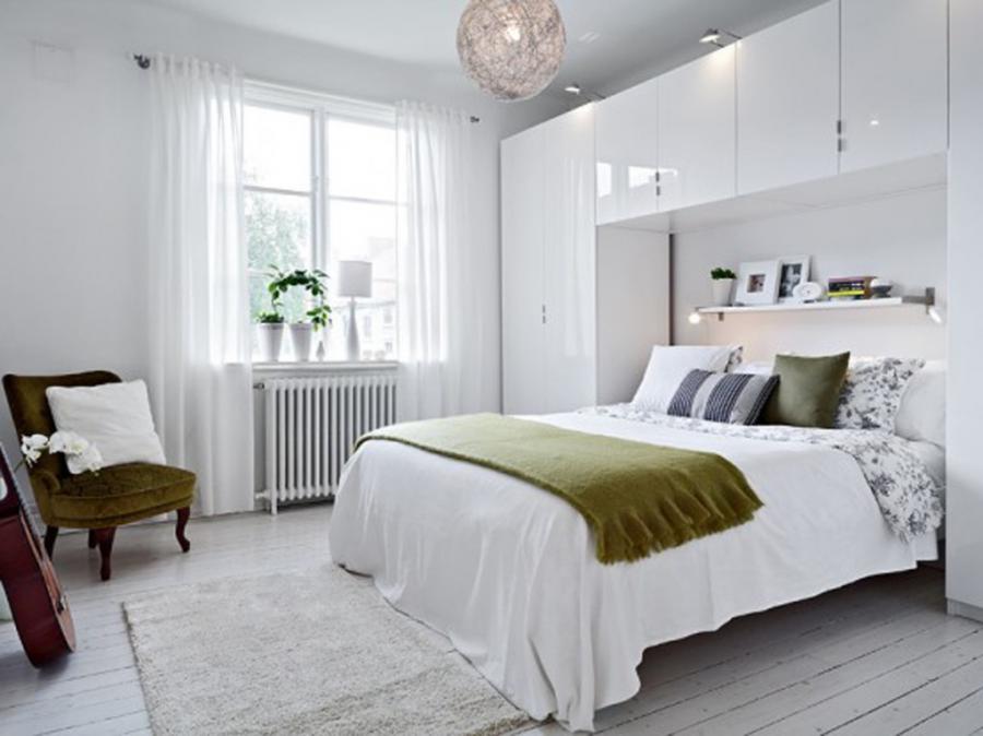 Дизайн интерьера спальни с белой мебелью » Картинки и фотографии .