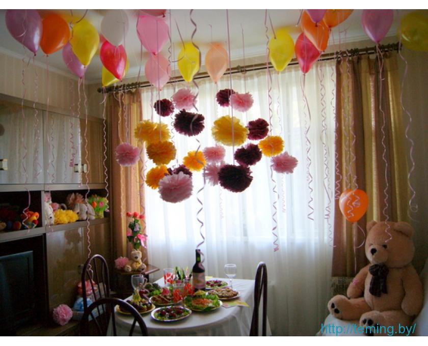 Оформление комнаты на день рождения девочки 4 года