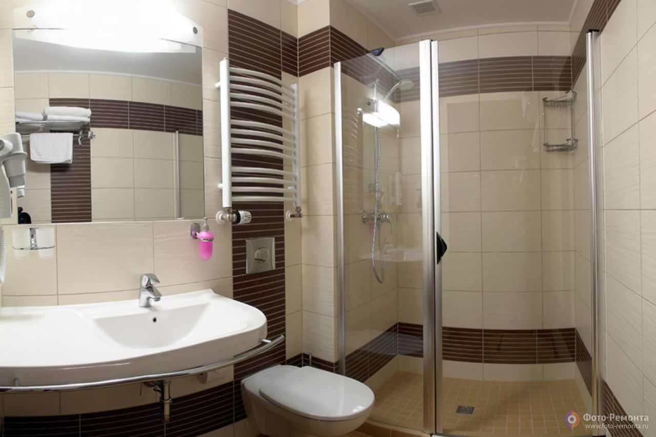 Дизайн ванной комнаты большой площади