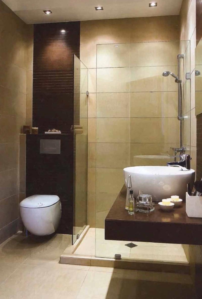 Ванная комната с баней дизайн