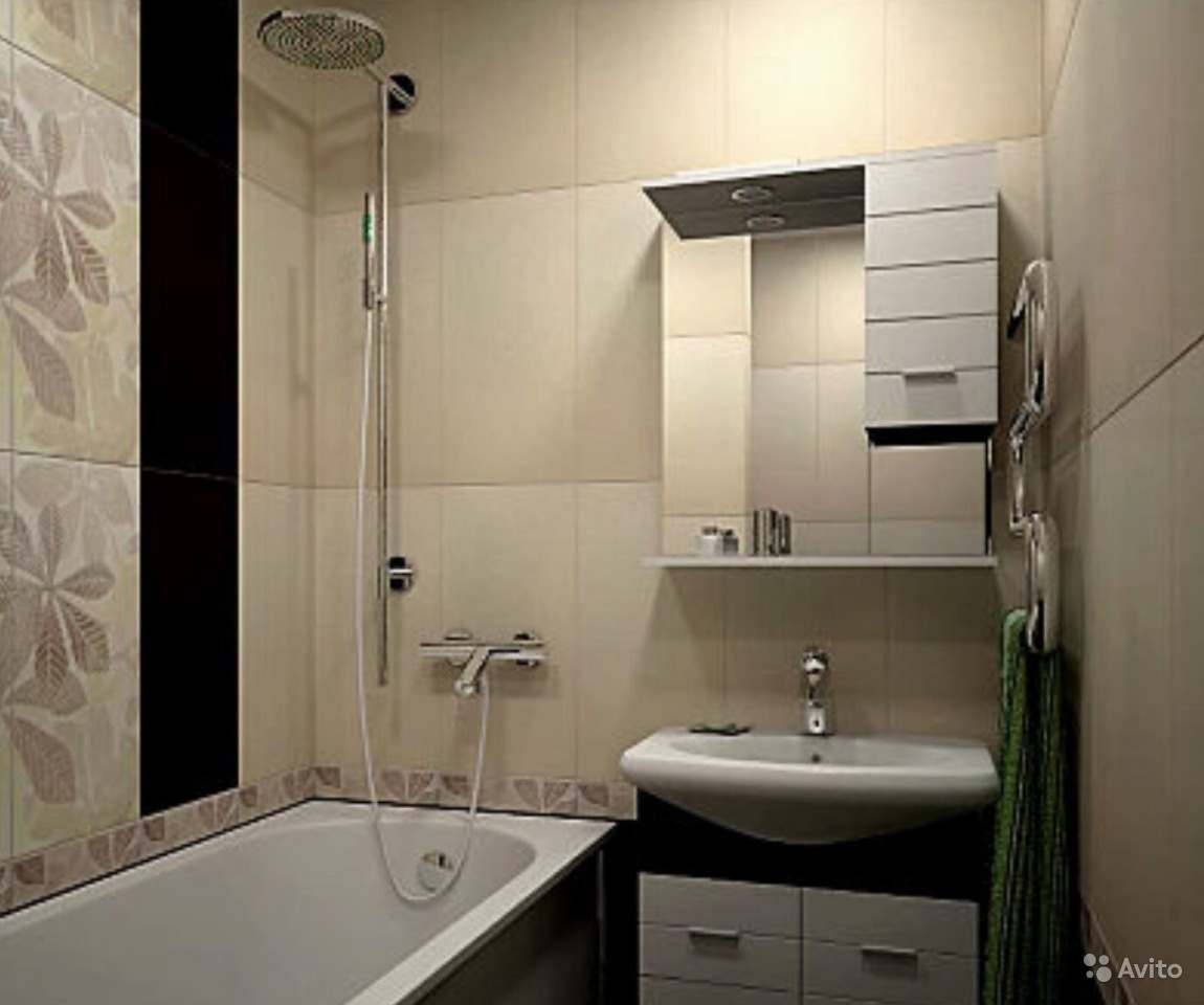 Дизайн маленькой ванной в хрущевке. Дизайн ванной комнаты в типовой квартире серии 1-510