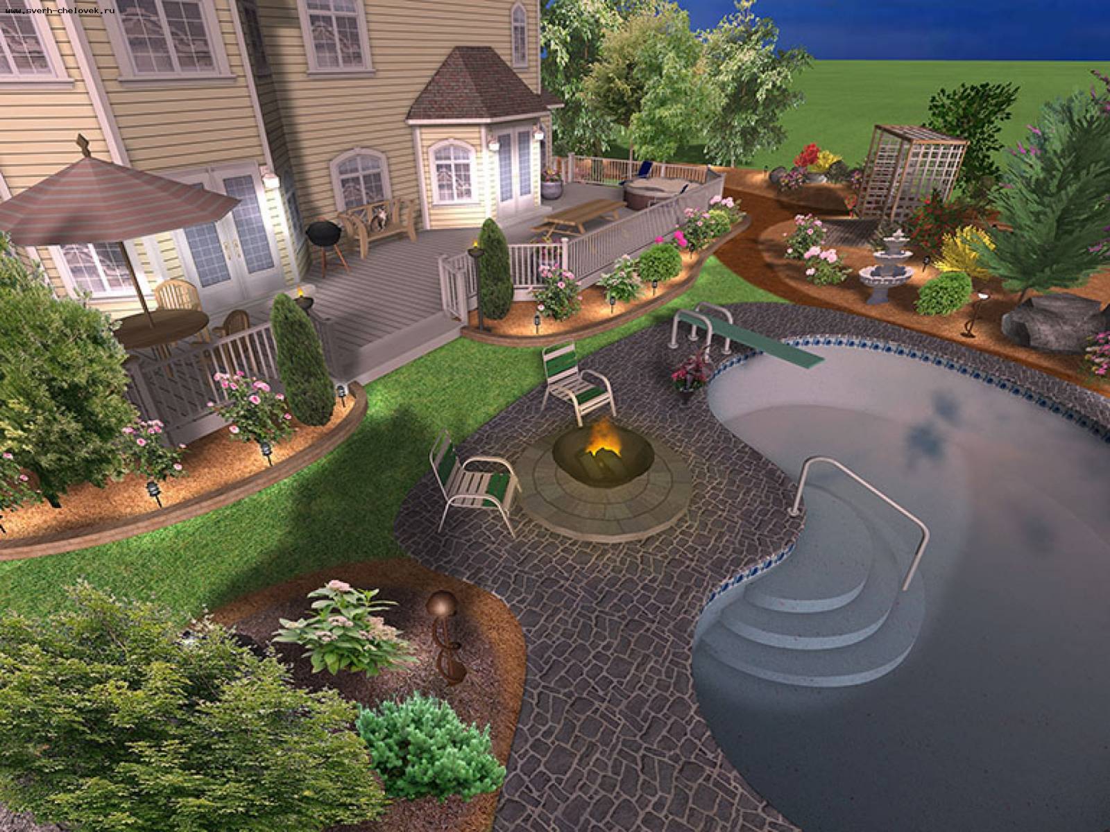 3d моделирование участков и домов
