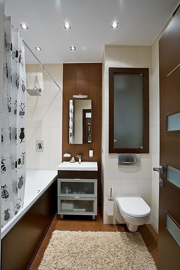 Ванная комната фото в однокомнатной квартире фото