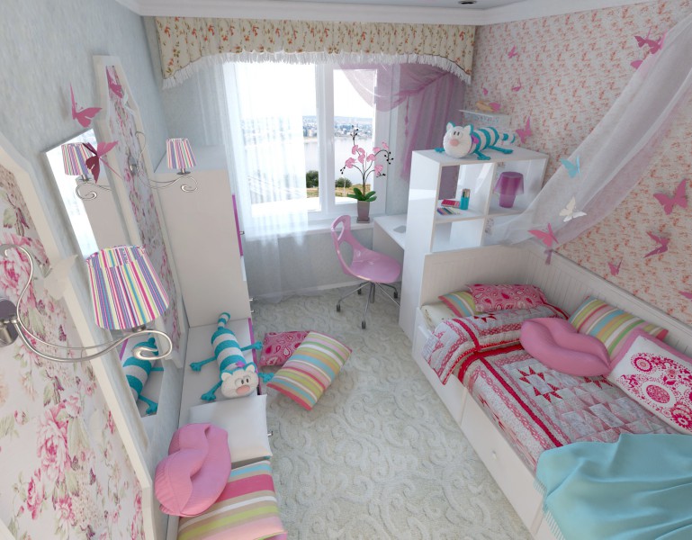 Дизайн детской комнаты для девочки 12 лет фото и