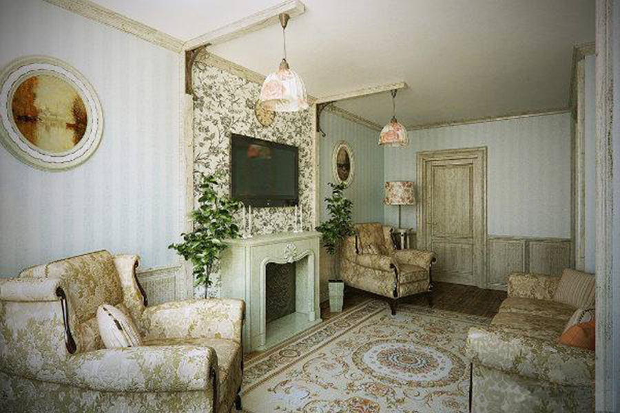 Декор комнаты в стиле прованс