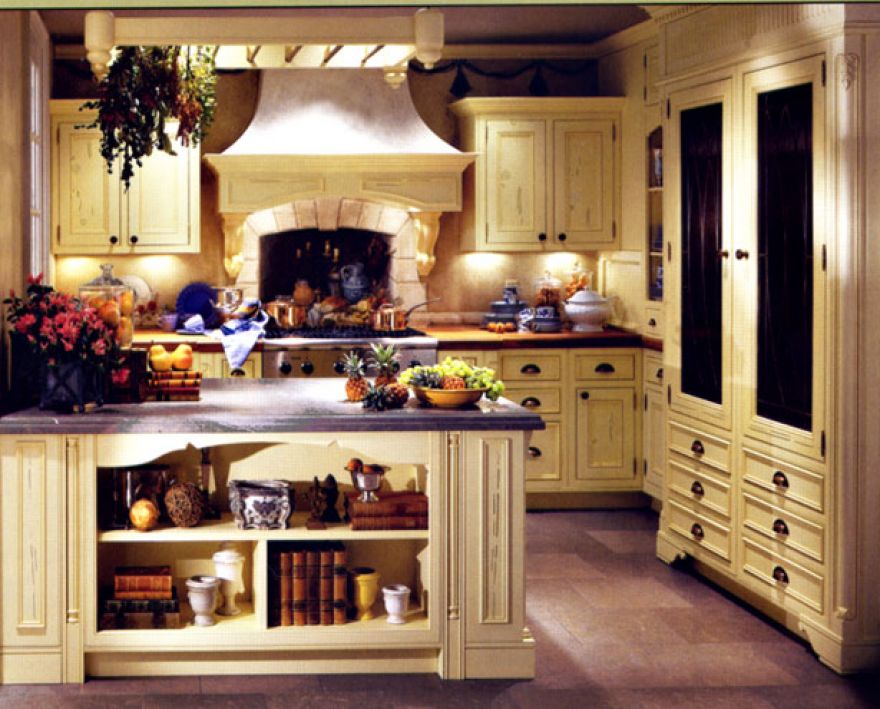 Кухня в стиле кантри фото в доме