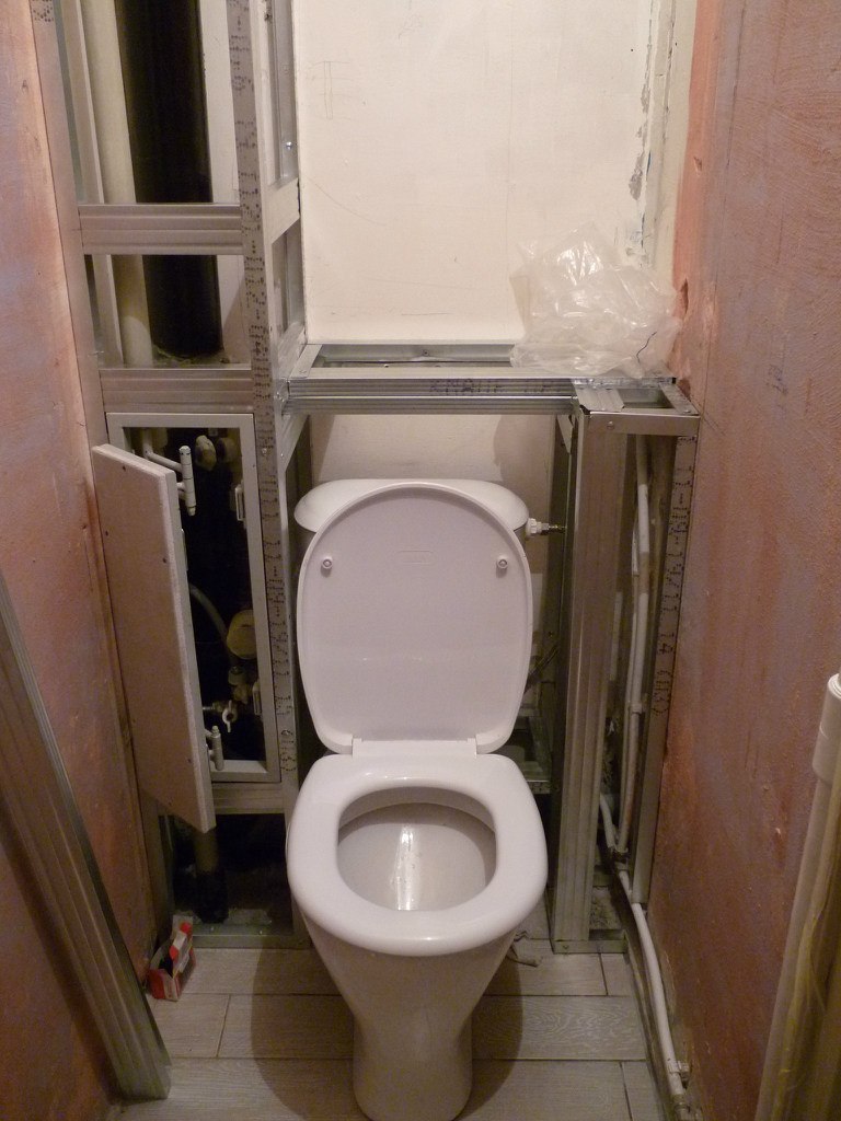 Туалет дизайн фото маленький в квартире хрущевке