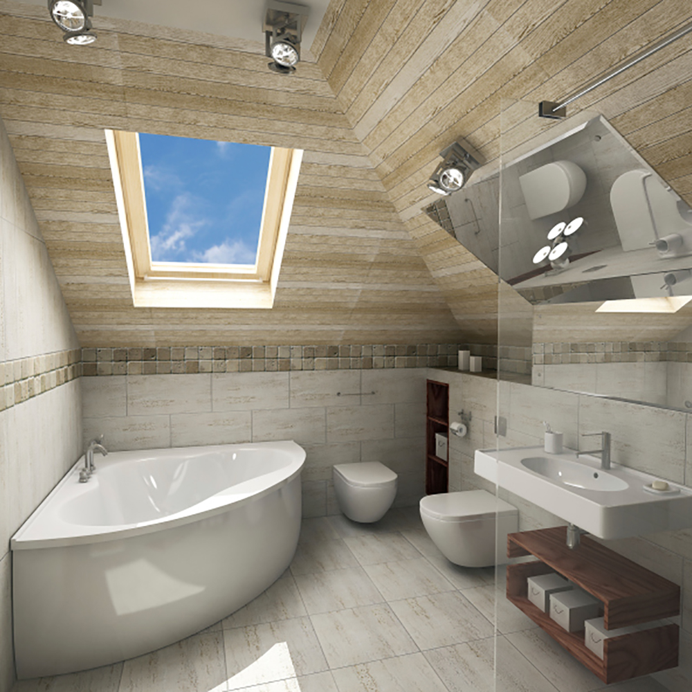 Дизайн ванной с угловой ванной в хрущевке