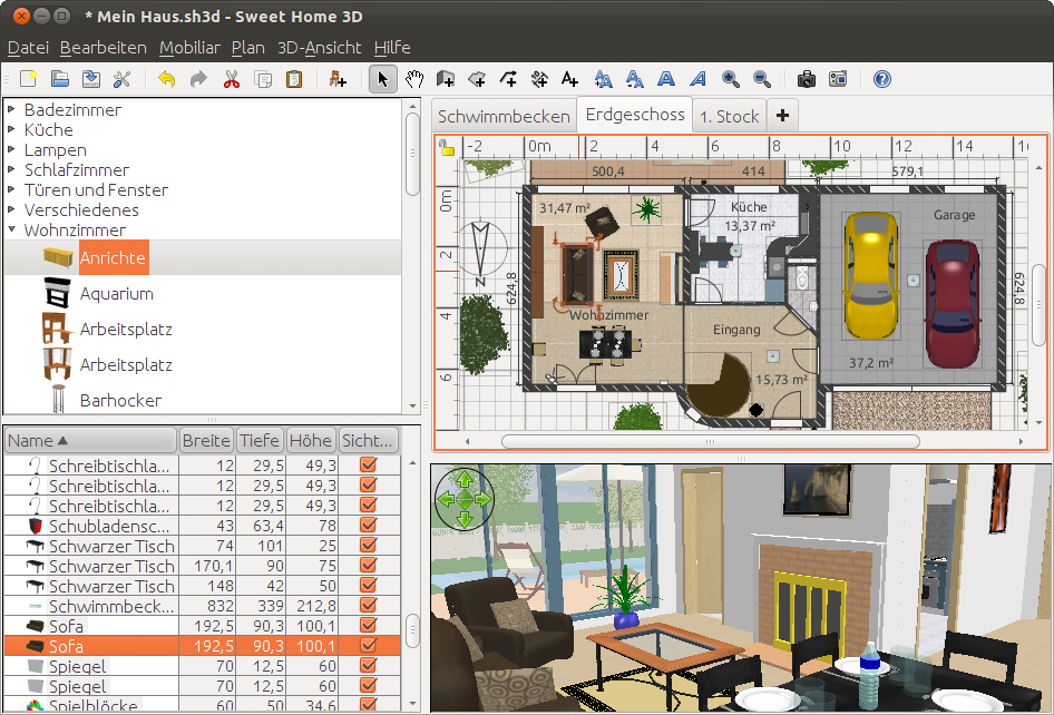 Программа для интерьера квартиры. Sweet Home 3d линукс. Программа для проектирования домов Sweet Home 3d. План дома для программы Sweet Home 3d. Sweet Home 3d Интерфейс.