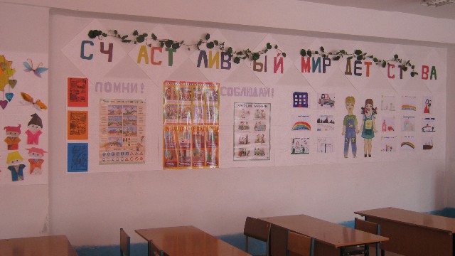 Оформление классных комнат в начальной школе
