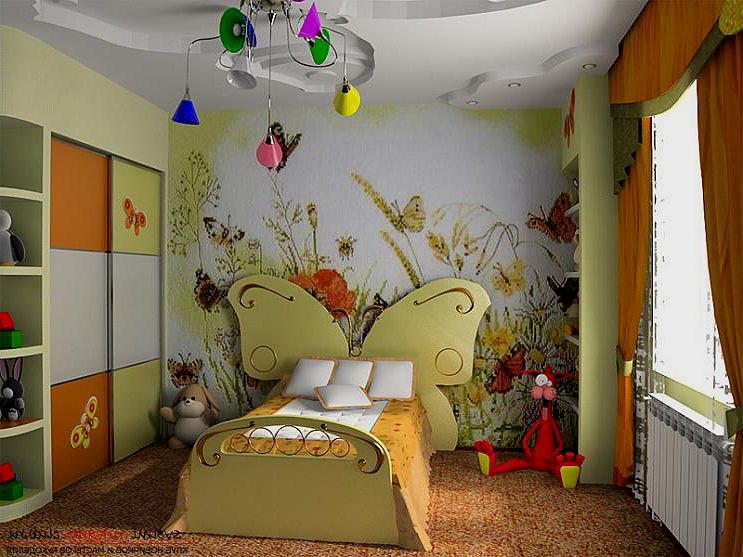 Дизайн детской комнаты 6 на 3 метра