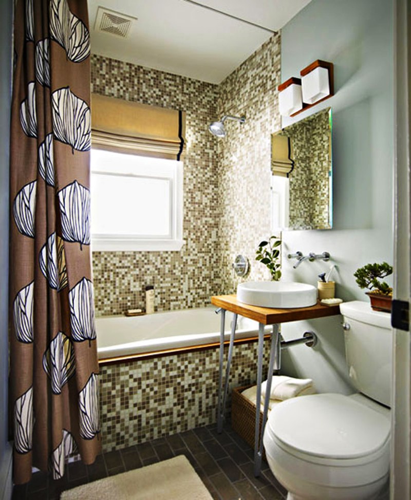 Декор плиткой в ванной фото дизайн в хрущевке