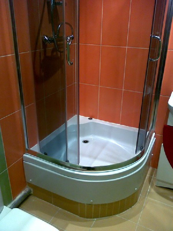 Дизайн ванны с душевой из кафеля в хрущевке