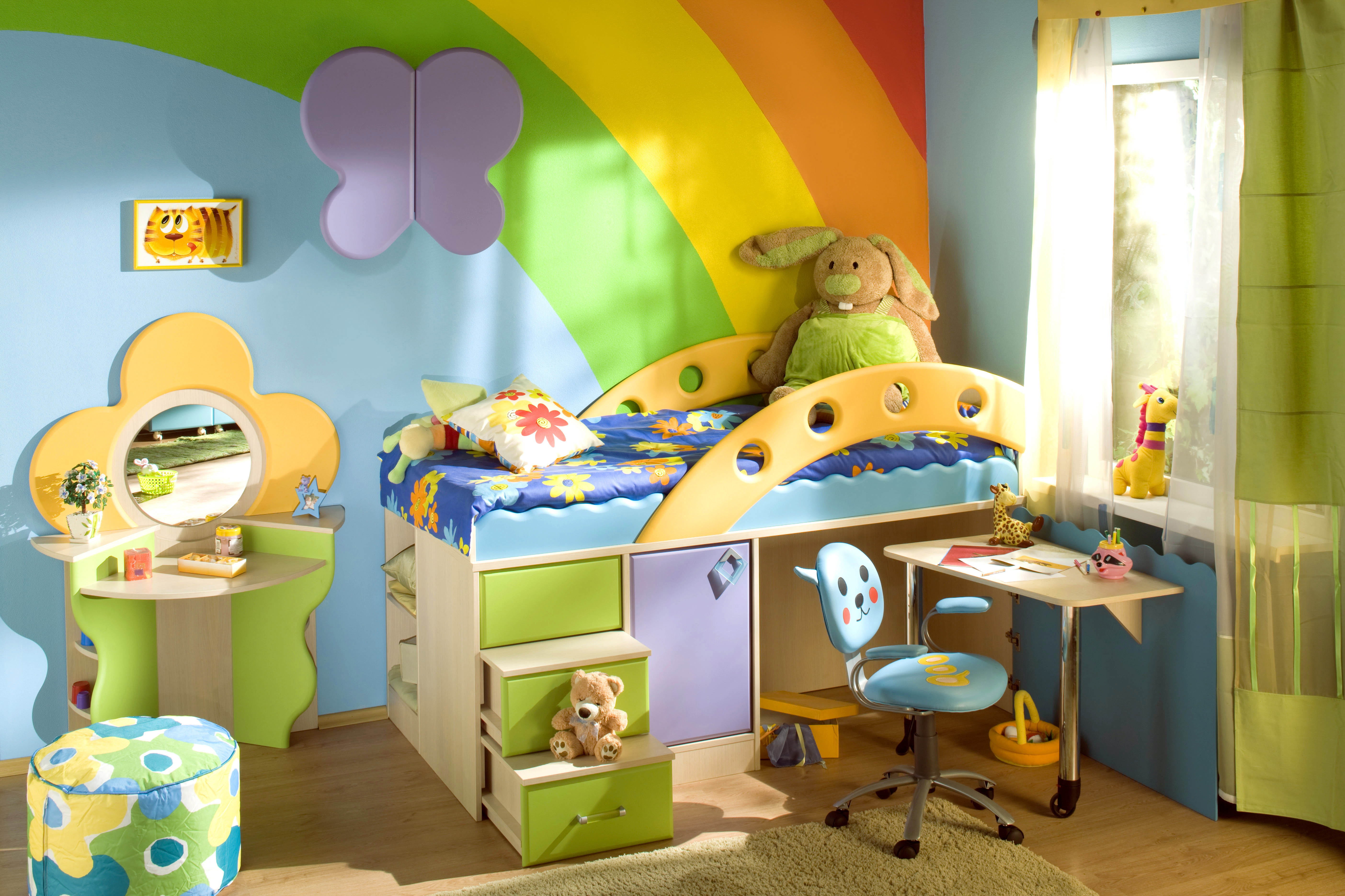 Мебель для детской комнаты с размерами