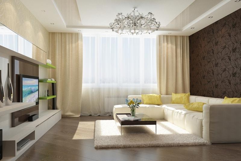 Мебель для зала в квартире в современном стиле