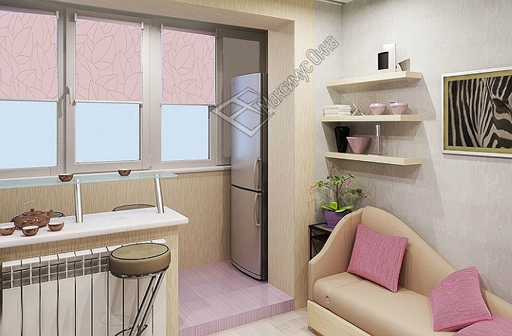 Дизайн комнаты с жалюзями