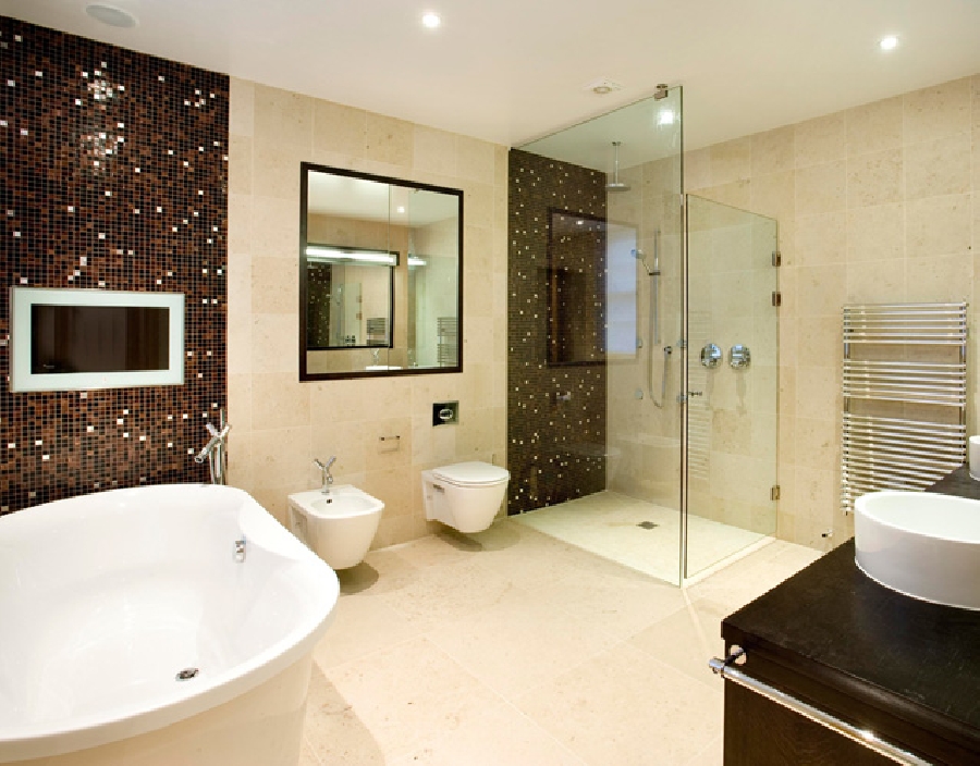 Ремонт новой ванны. Красивые Ванные комнаты. Красивая ванна в квартире. Интерьеры ванных комнат в современном стиле. Евроремонт ванной.