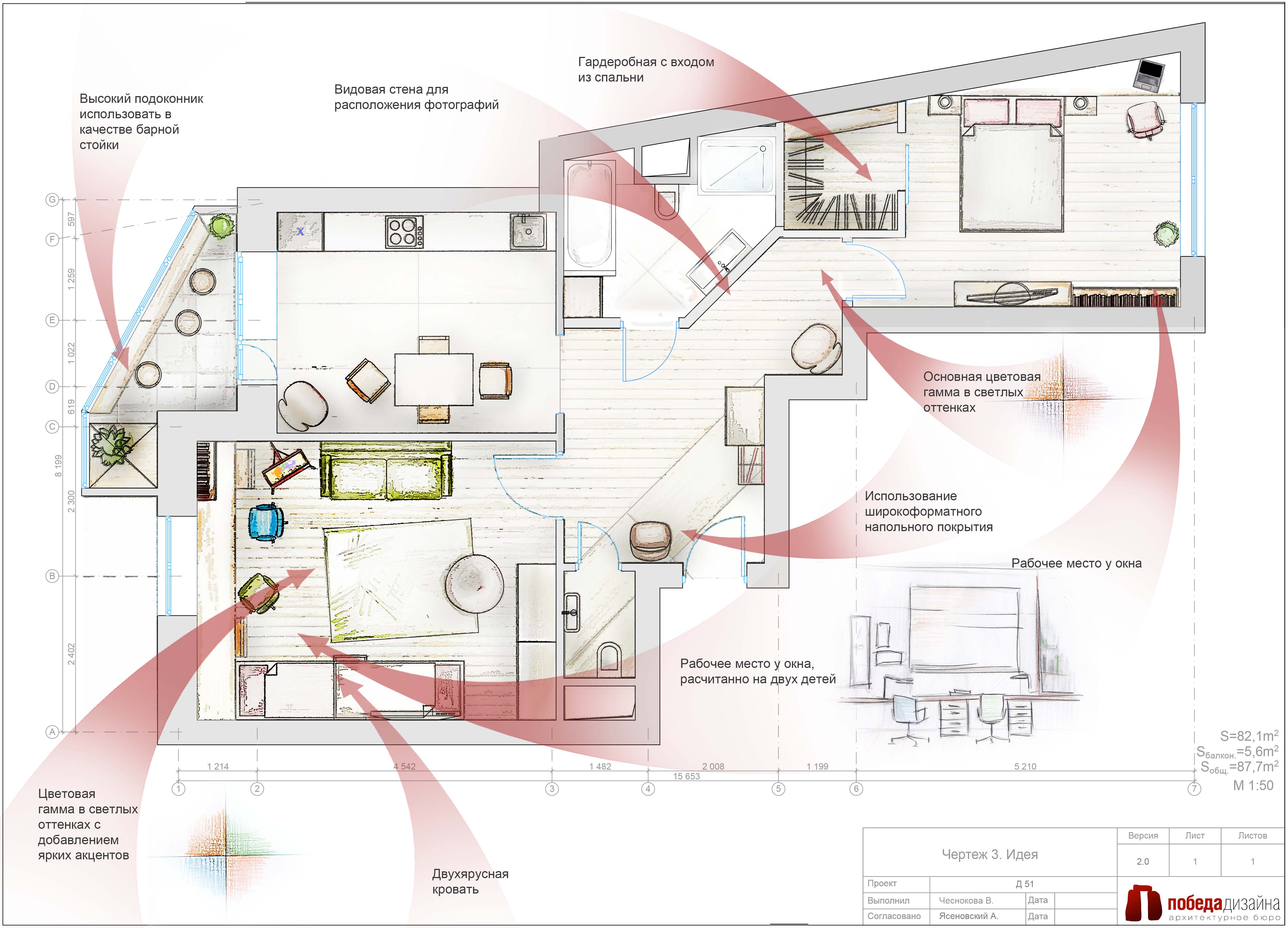Обложка дизайн проекта интерьера квартиры