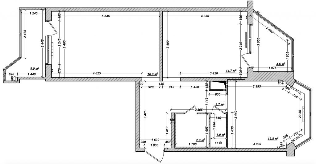 Ремонт и дизайн квартиры п 44 двухкомнатной