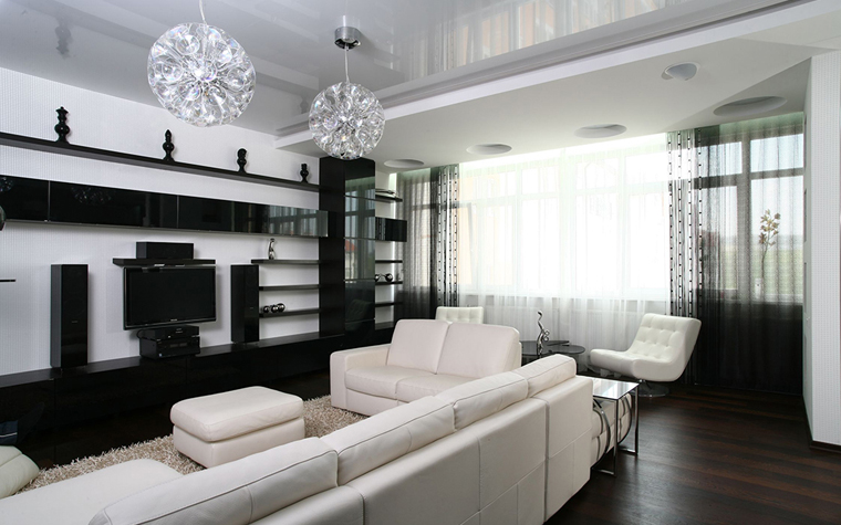 Мебель в черно белом цвете