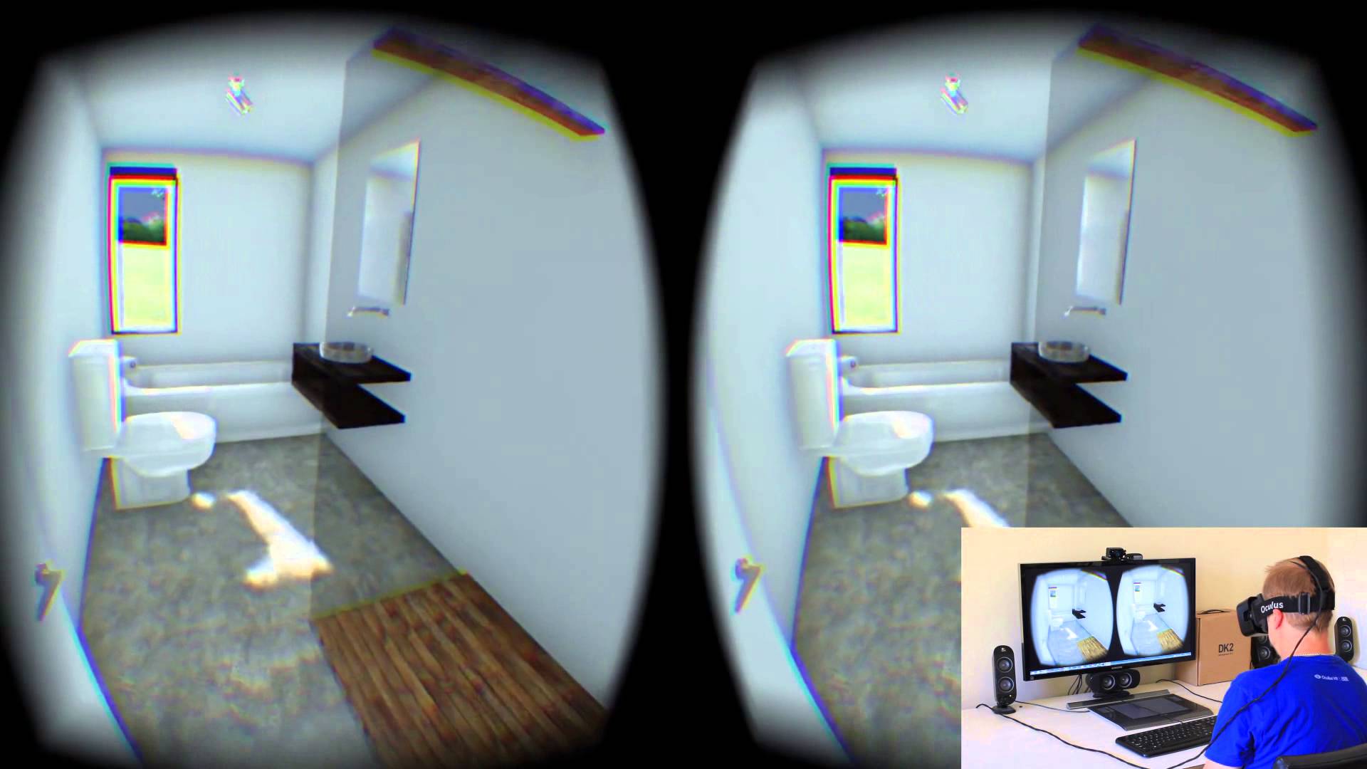 Квартира в очках виртуальной реальности