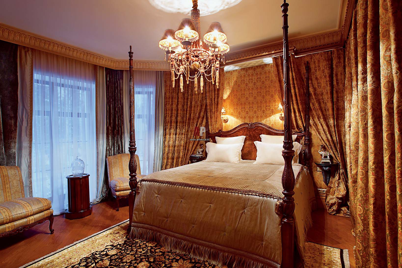 Спальня в стиле викторианском стиле