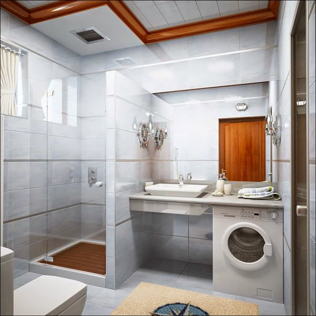 ванная комната дизайн с туалетом и ванной 6 кв м