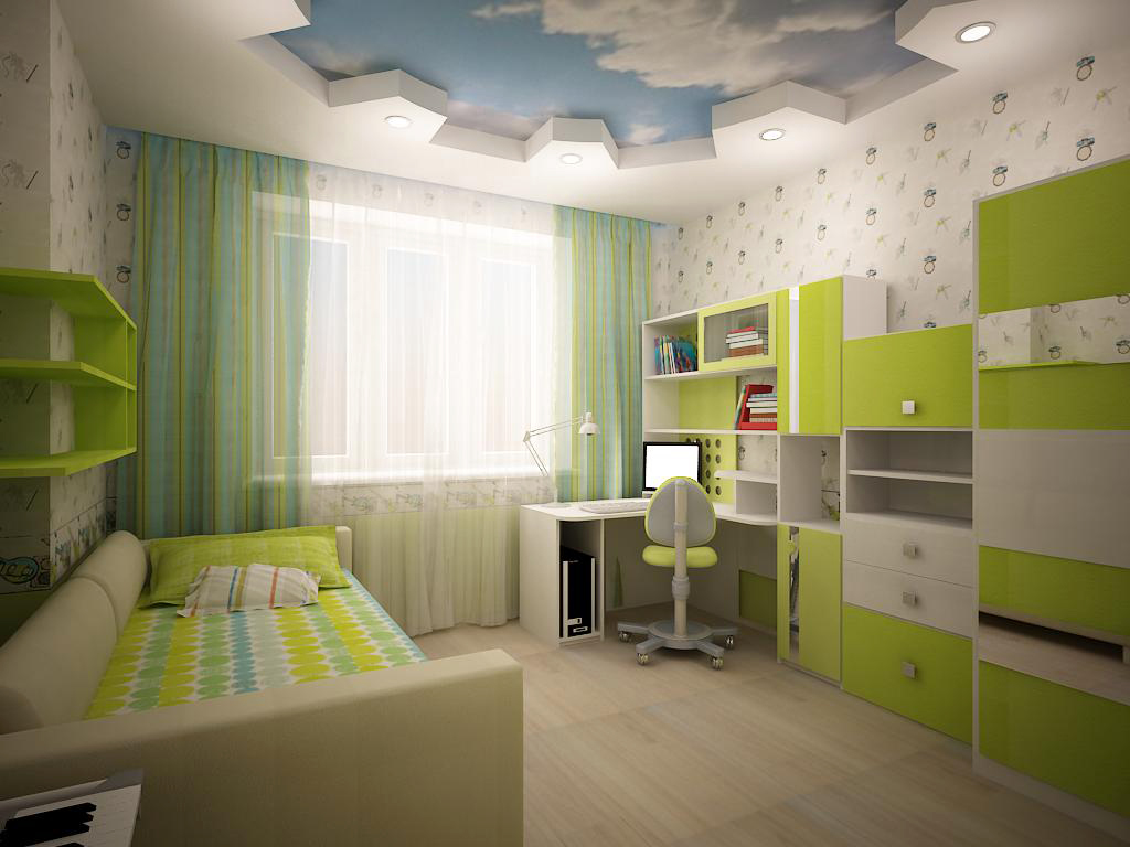 Дизайн детской комнаты 12 кв м фото