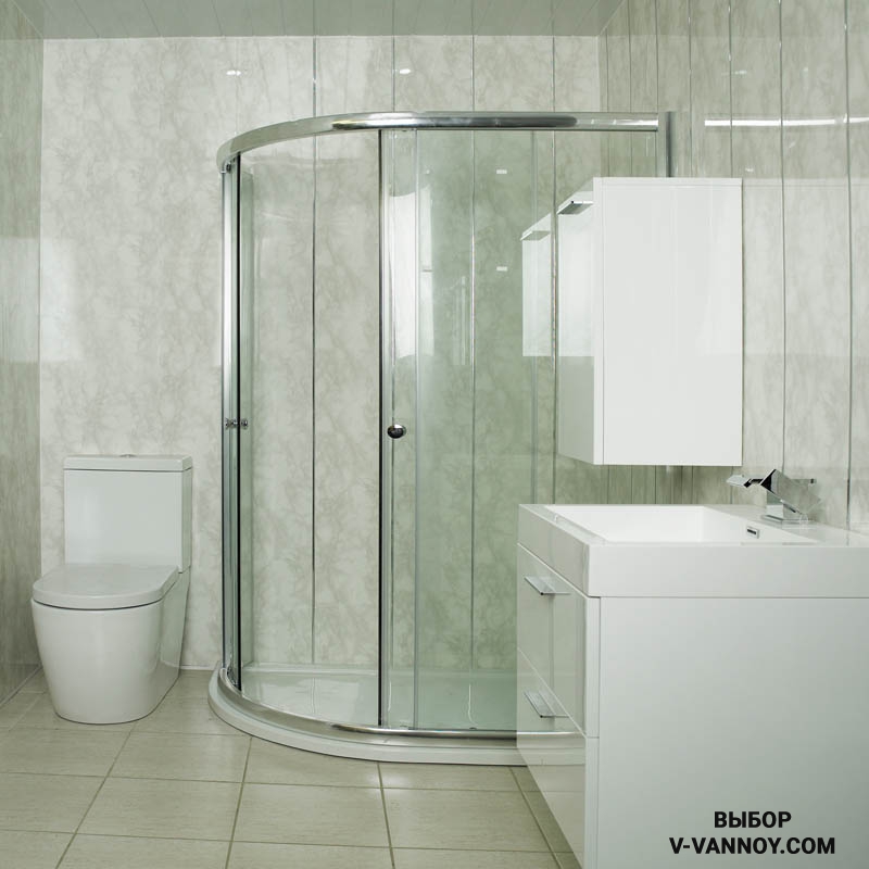 Дизайн ванной комнаты из панелей пвх фото