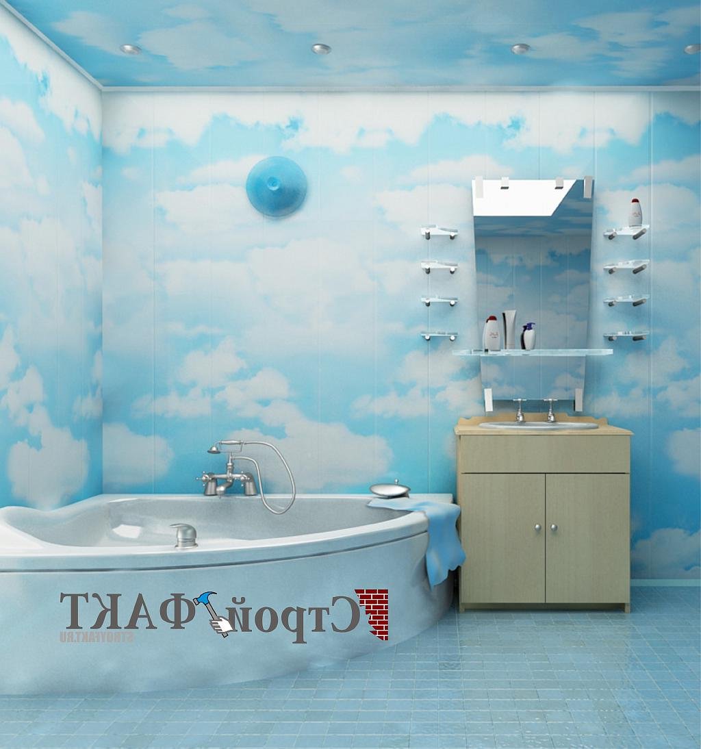 Дизайн ванной комнаты отделка стеновыми панелями