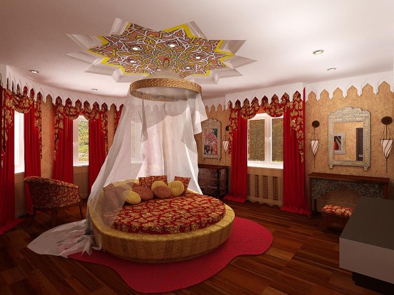 Дизайн комнаты в узбекском стиле