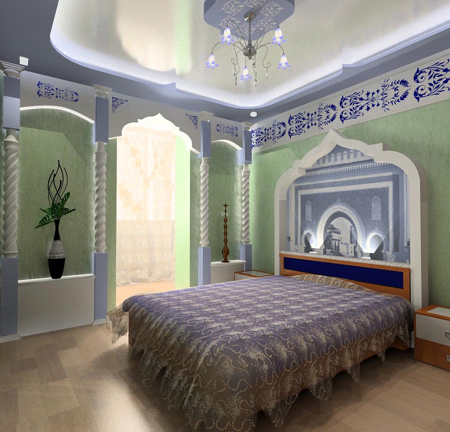Дизайн комнаты в узбекском стиле