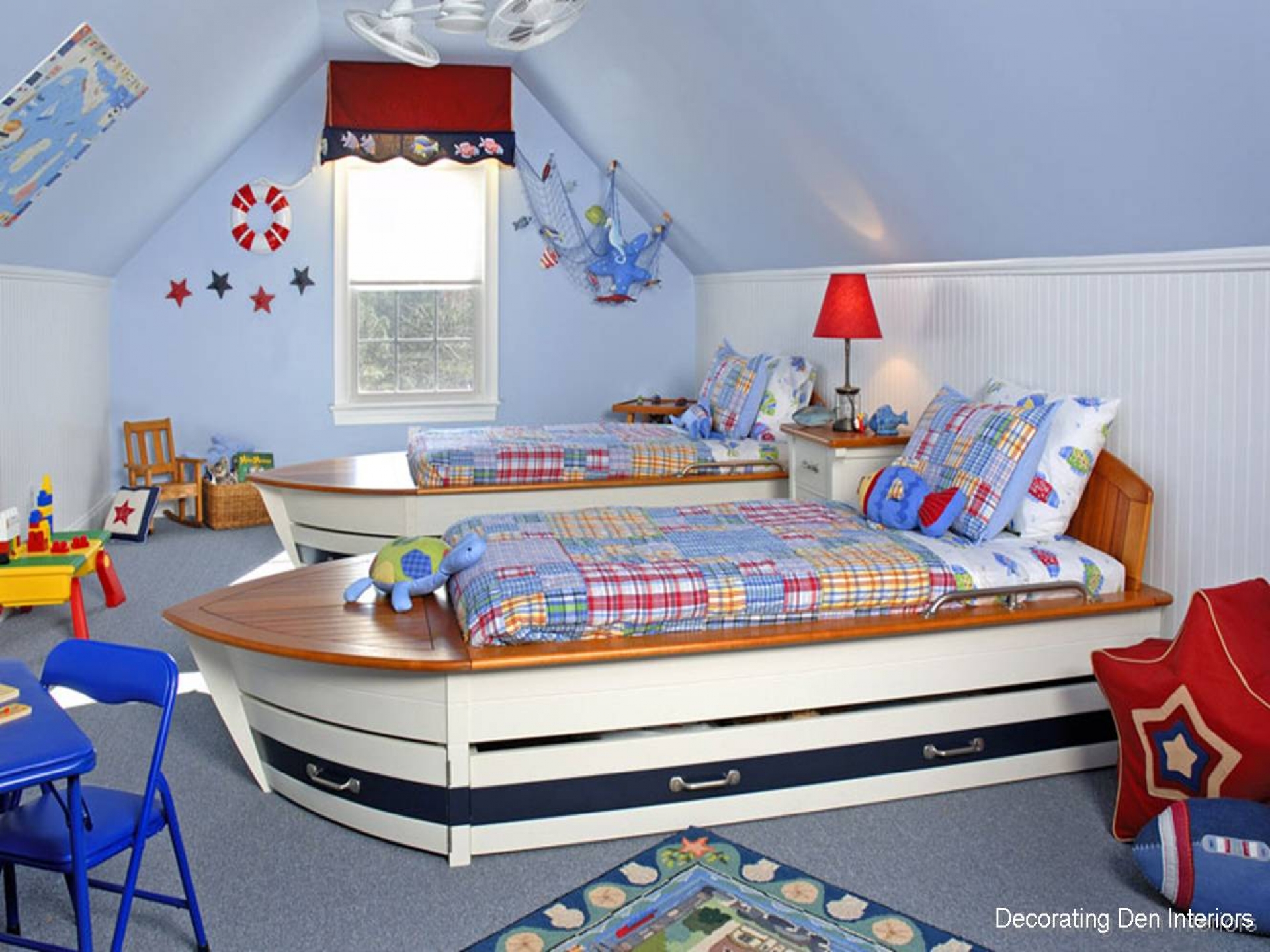 Boys bedroom. Детская спальня в морском стиле. Идеи детской комнаты в морском стиле. Необычный дизайн детской комнаты. Морской стиль в интерьере.