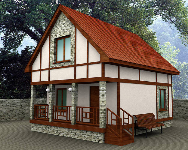 Дизайн дачного домика 20 кв м