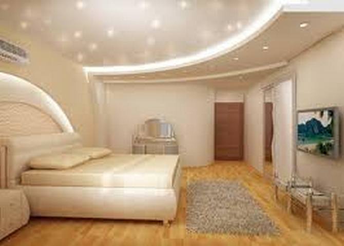Натяжные потолки дизайн спальни