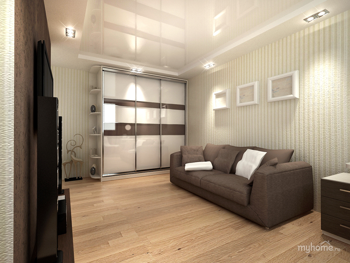 Дизайн полутора комнатной квартиры