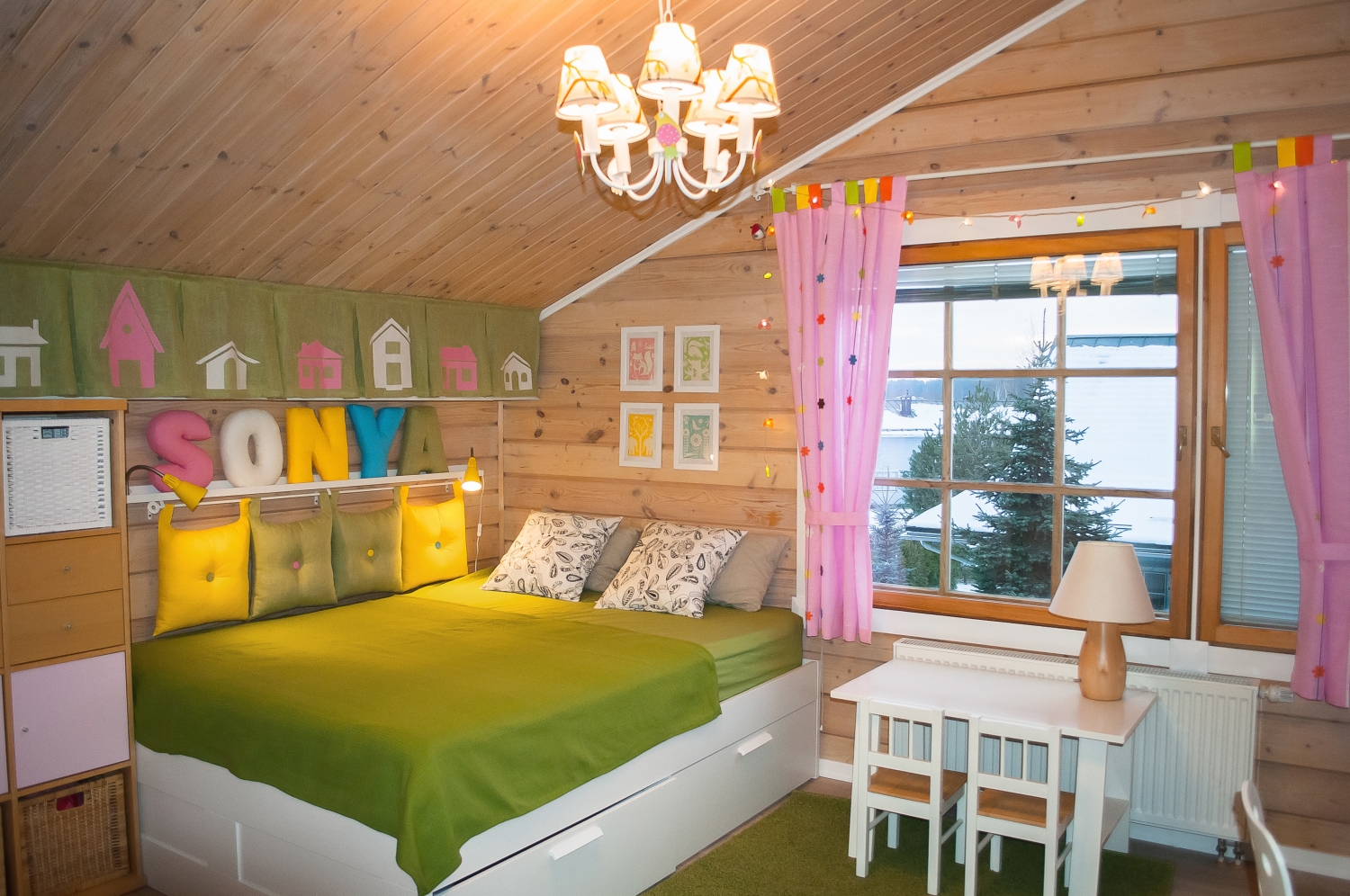 Дизайн комнаты подростка в деревянном доме » Картинки и фотографии .