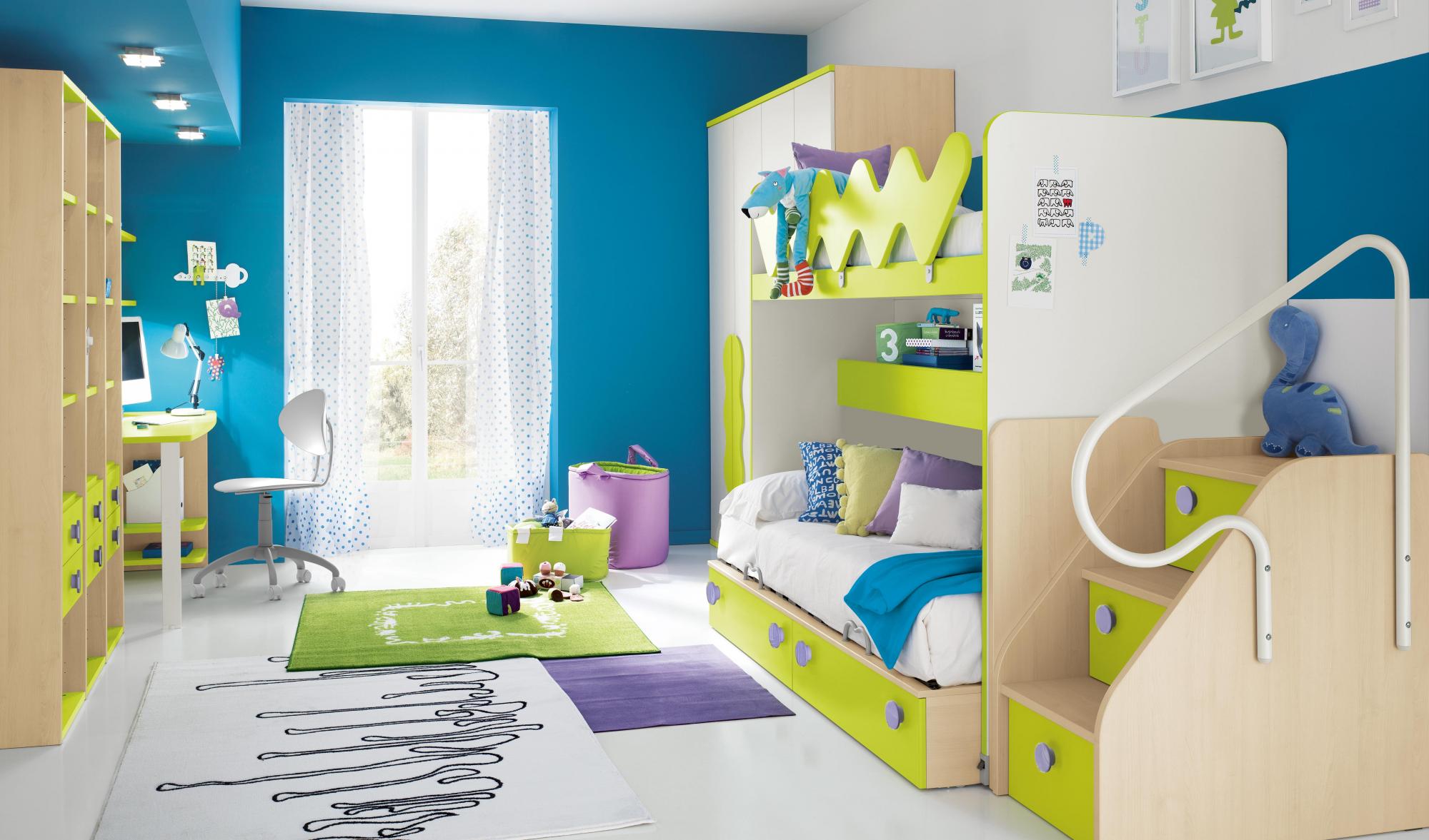Дизайн детской комнаты на двоих 15 кв м