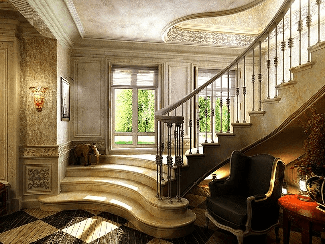 Дизайн холла без лестницы