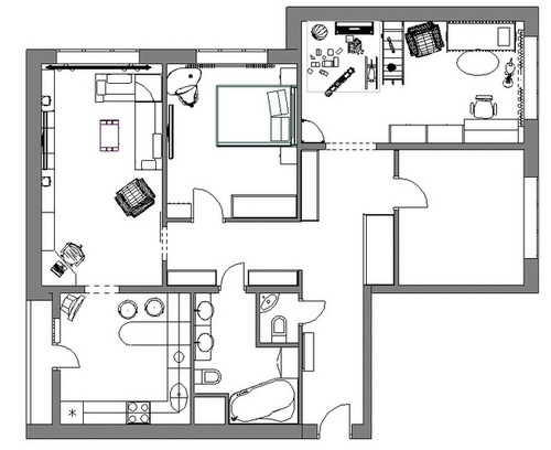 Как нарисовать дизайн проект квартиры самому