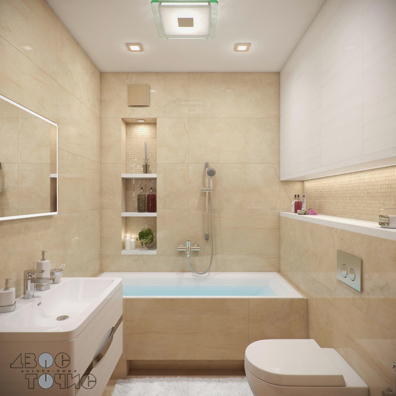 Ванная комната дизайн фото светлая