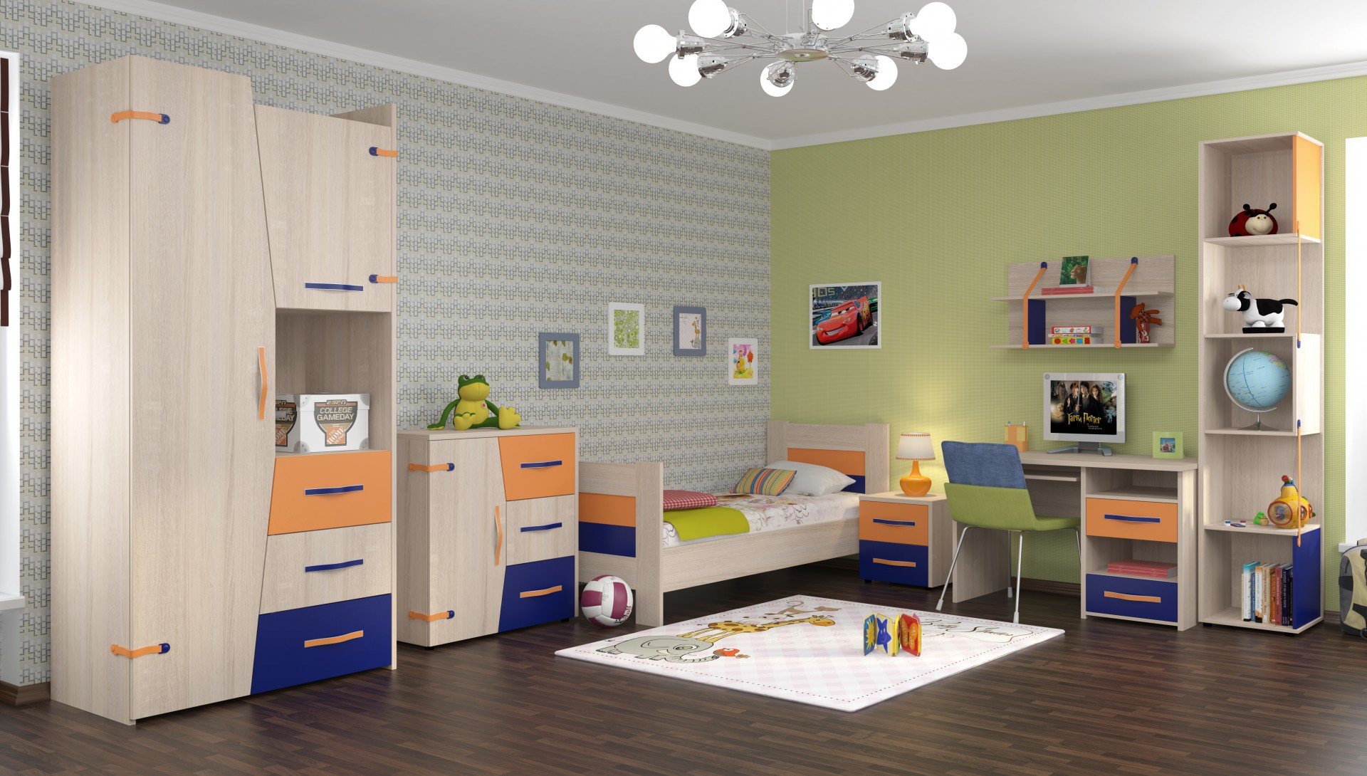 Мебель в детскую комнату скандинавский стиль