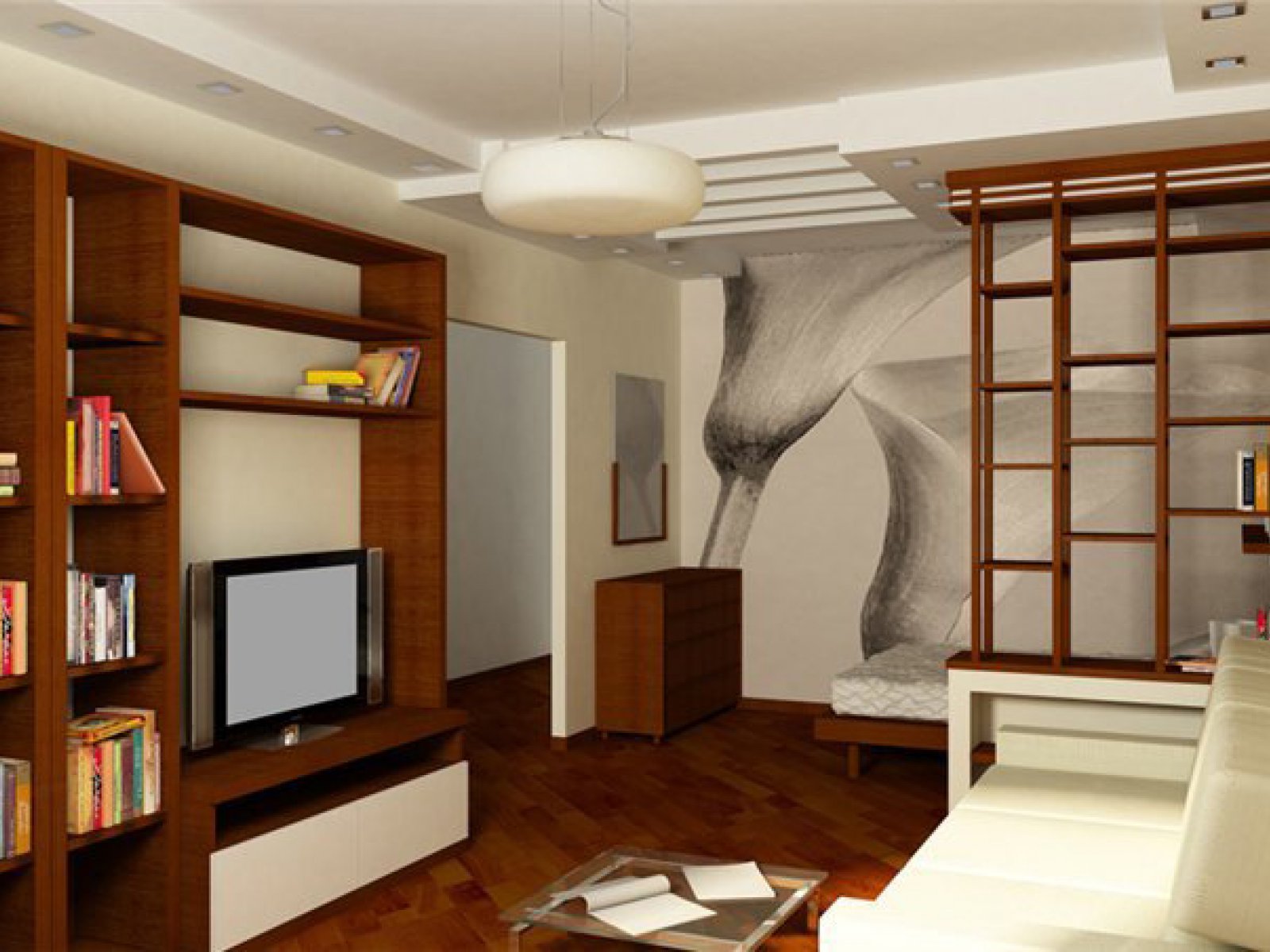 Дизайн двухкомнатной квартиры в корабле