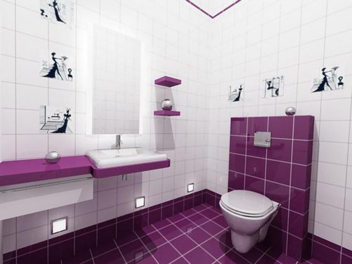 Ремонт ванной и туалета дизайн плиткой фото
