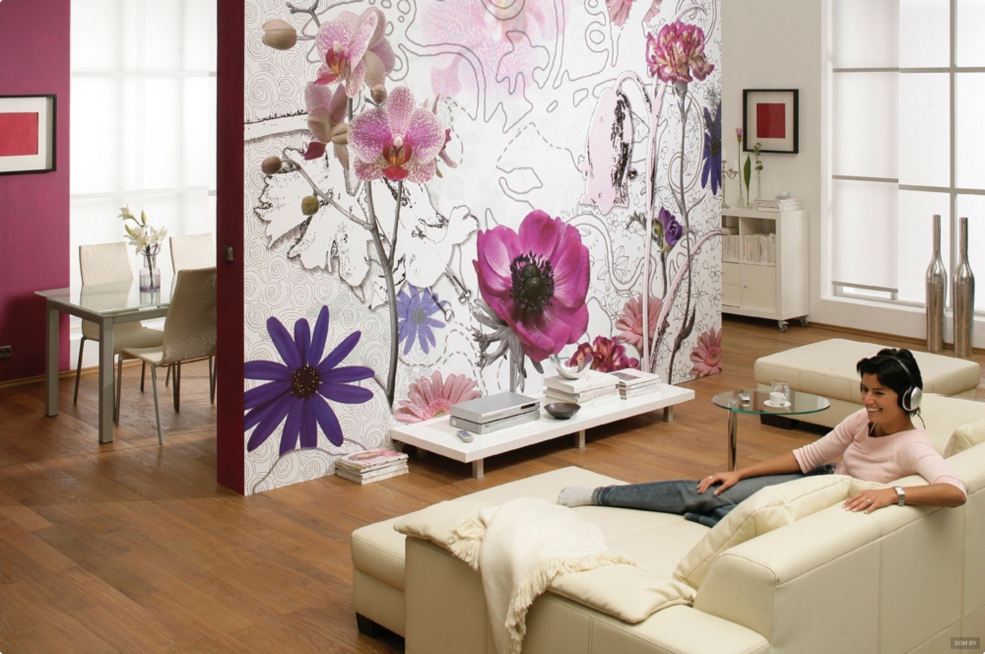 Дизайн комнаты окраска стен