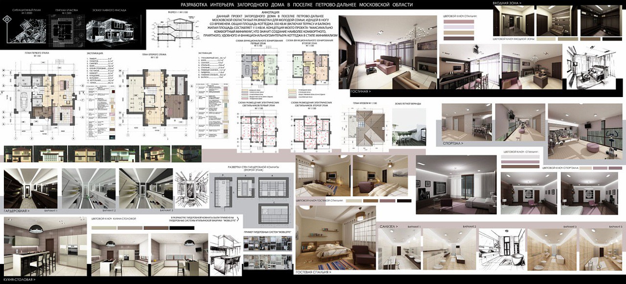 Дипломная работа по теме Дизайн проект интерьеров отеля 'Лесная алея'