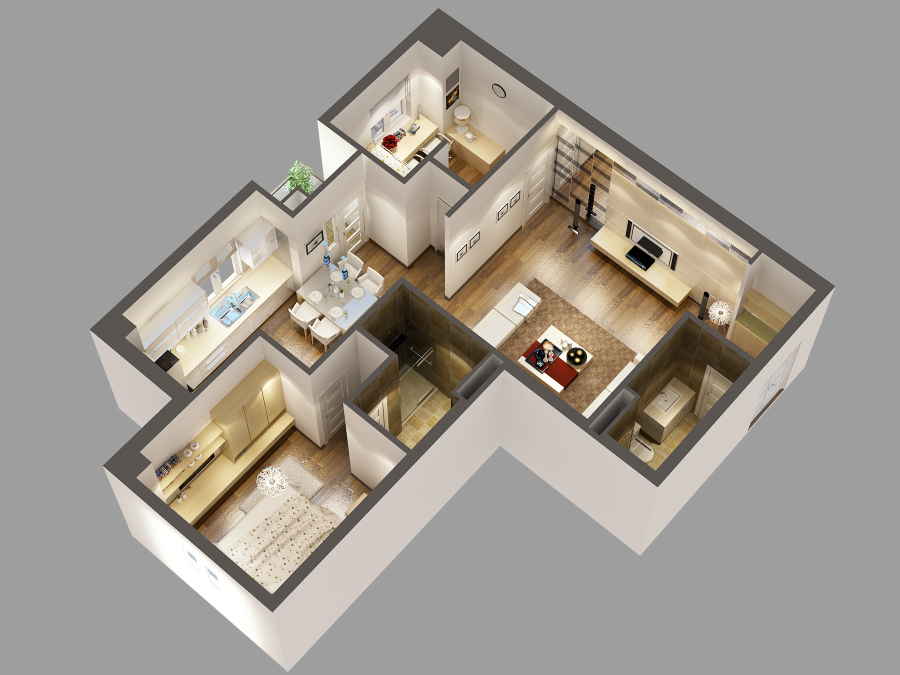 Floor plan 3d model free download » Картинки и фотографии