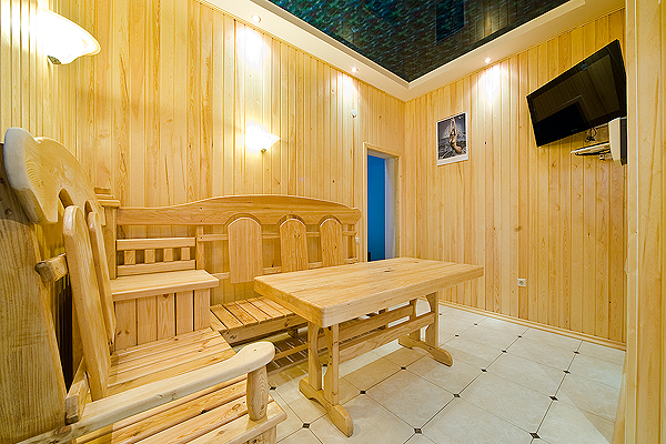 Дизайн сауны и комнаты отдыха в частном доме
