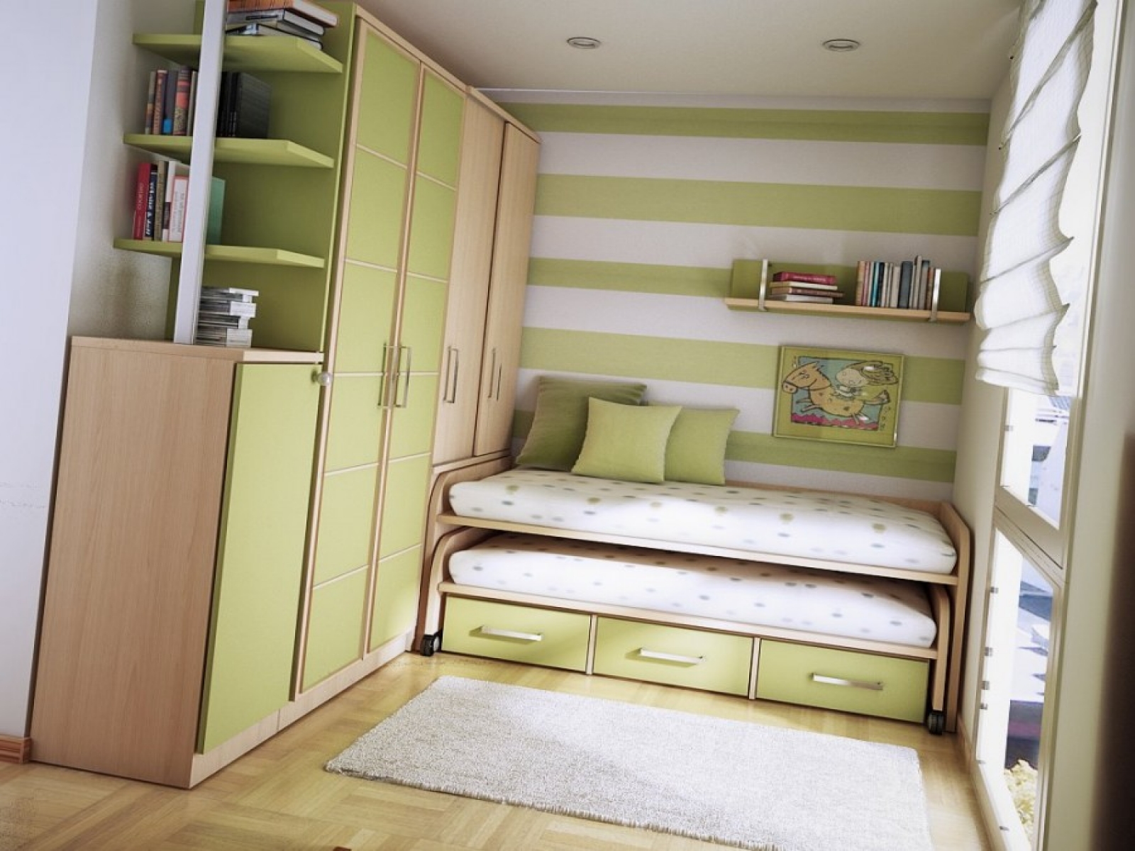 Шкафы для детской комнаты для двоих